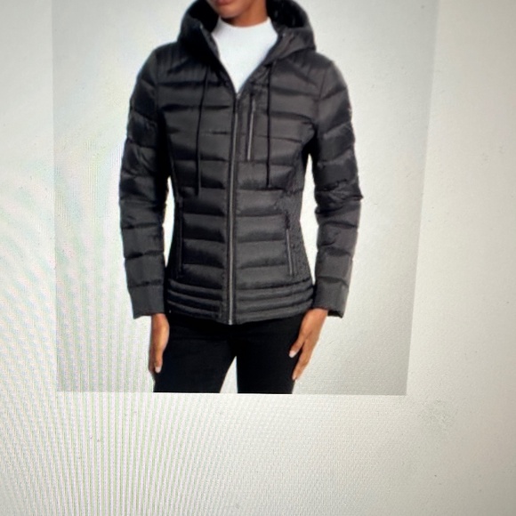 Michael Kors Hooded Puffer Jacket - Picture 1 of 9